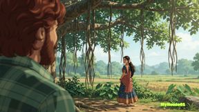 Pushpa and Srivalli Bhabi in Their Indian Villege Home Romance 3D