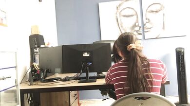 job interview got out of control and now he wants to lick my pussy.