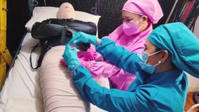 Finger Sounding Mummified Patient