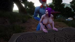troll fucks elf - warcraft porn parody