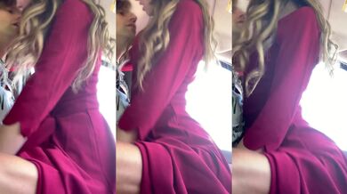 Bridesmaid Cowgirl Gushes Softly in the Truck Parking Lot