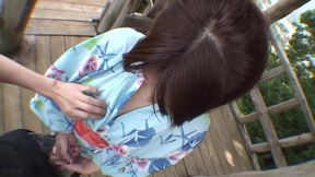 Asian Gheisha suck my big cock