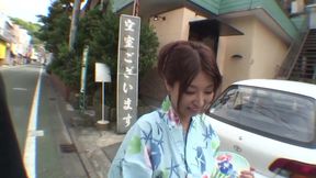 Asian Gheisha suck my big cock