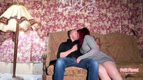 I Empty His Balls with My Mouth While We Visit an Abandoned Mansion!