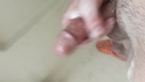 Washing my ol cock