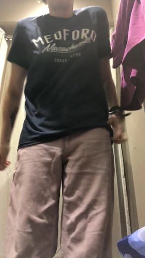 Trying on bikinis as retail therapy after a hairdresser absolutely ruined my hair when I went for a trim!   Clip 3