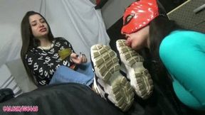 Dirty Shoes and Sock Smelling (Lezdom) by Sabrynna # 1080HD - Girls Fetish Br -