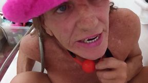Lizzy Yum VR MAY 2025 Masturbation Dilating Bathing Edging (ball gag)