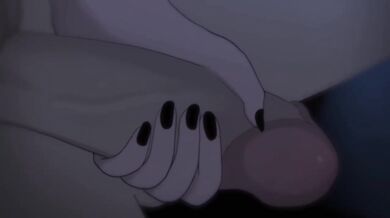 Unsensored from Chainsaw Man, handjob and anal fuck