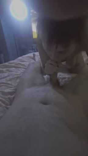 Young milf swallows cock