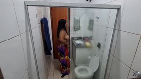 Camera on Hot Stepcousin in the Shower - I Can't Wait to Fuck Her