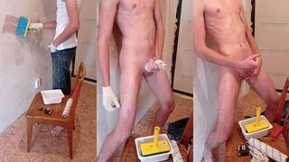 Andy_Taylor gives a hot break and gets a huge cumshot