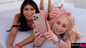 July 4th POV Threesome Fuck with 2 naughty Stepsisters