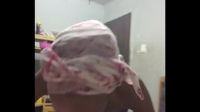 Gheto girl rubs pussy  &mdash;  show ass  &mdash;  and suck my cock