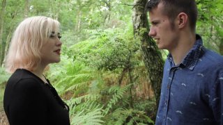 Sam Cums Across Horny Hiker Misha In The Woods