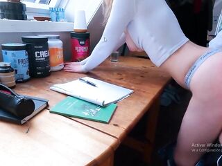 Home sex, I filmed my large-bootied neighbour giving head and getting screwed in my room, coming on my dong during the time that riding her rod. Colombian. POV, Latin chick