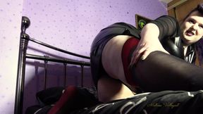 Stocking Tease, Denial and Desire