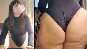 Bubblegum blow and big ass treadmill walk SD - Bunny Looner