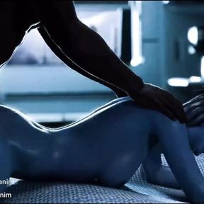 Mass Effect Liara T&#039;soni Loves BBC In Her Tight Blue Pussy