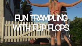 GEA DOMINA - FUN TRAMPLING WITH FLIP FLOPS