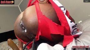asshole punched out - ass monkey xl inflatable buttplug angle 2 part 1