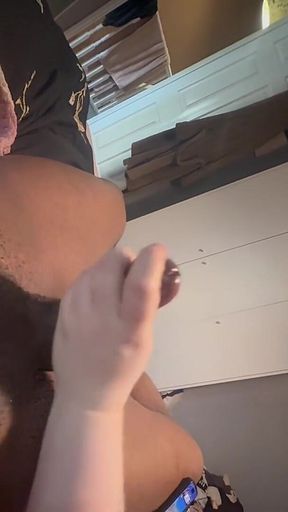 British Slut Gives Her Stepbrother a Handjob While Parents Are on Vacation