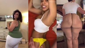 Curvy goddesses unleash raw passion in a steamy ebony showdown