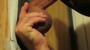 Glory Hole Suck Off: Big Cock Amateur Action
