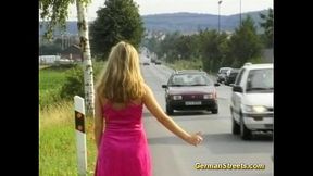 Picked up German Teen in doublepenetration