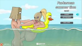 Fuckerman Summer Time | Flash Game by Bambook