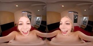 VR BANGERS Celebrating Father's Day With Petite Blonde Lily Porn