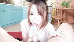 ”Narumi Ayase mind blowing POV shaft sucking play”