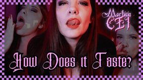How Does It Taste CEI with Morticia Addams
