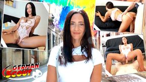 Germany's finest - petite nymph Mina Moreno succumbing to illicit debauchery's fiery passion