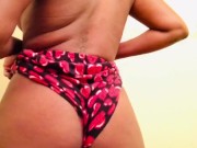 Young ebony twerking for daddy