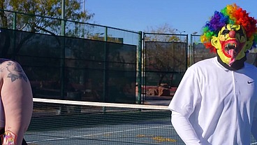 Gibby The Tennis Player Smashes Slim thick chick Red Head Pawg