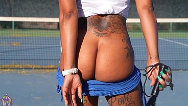 Gibby The Tennis Player Smashes Slim thick chick Red Head Pawg