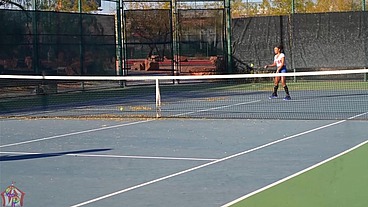 Gibby The Tennis Player Smashes Slim thick chick Red Head Pawg