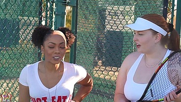 Gibby The Tennis Player Smashes Slim thick chick Red Head Pawg
