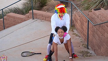 Gibby The Tennis Player Smashes Slim thick chick Red Head Pawg