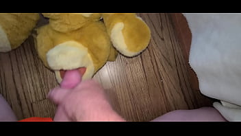 Cumming on plushies lion Simba