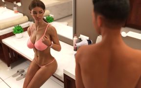 Hot Stepsister Secretly Helps Her Horny Stepbrother to Cum - Midnight Paradise