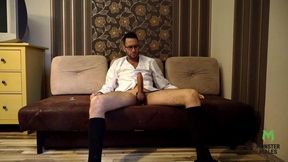 Big Dick Doctor Kai Taylor takes a break and jerks his Massive Cock asking you if you want his load of cum.