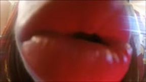 *850x480* BIG RED LIPS KISSING YOU! Redhead POV KISSING MP4