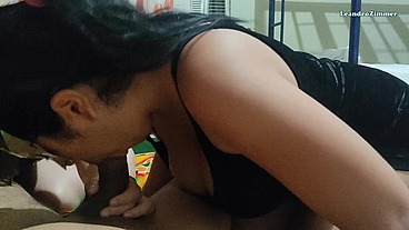 El señor de la renta les dice que si le maman la verga no les cobrará la renta de este mes / LeandroZimmer / AbneyZimmer / NicoleLondrawer