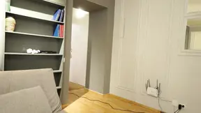 Blonde teen gives hot 1 on 1 with perfect big ass