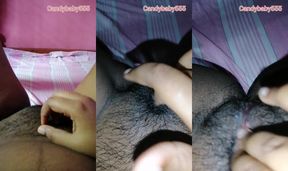 The Sri Lankan cute teen girl masturbating in her favorite place