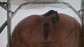 full version: pov dirty talk fat ass femboy raven facesitting and anal creampie after riding dildo through transparent chair
