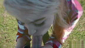 Fucking In The Park Leads To Accidental Creampie