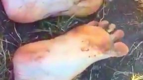 Solo Male: Feet in Mud